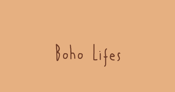 Boho Lifestyle font thumbnail